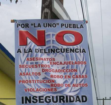 Desamparadas víctimas de delincuencia por falta de MP en Huauchinango